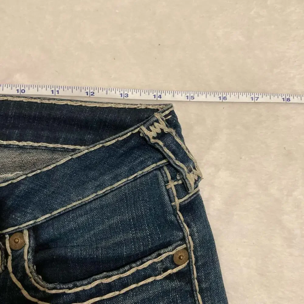 True Religion Billy Joey Super T Thick Thread Jeans Size 28 Made in USA